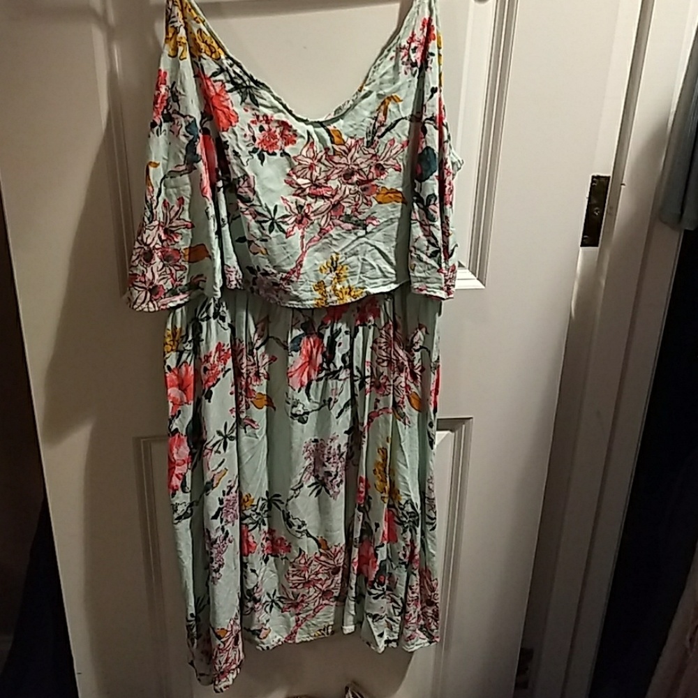 Hm spaghetti strap floral dress